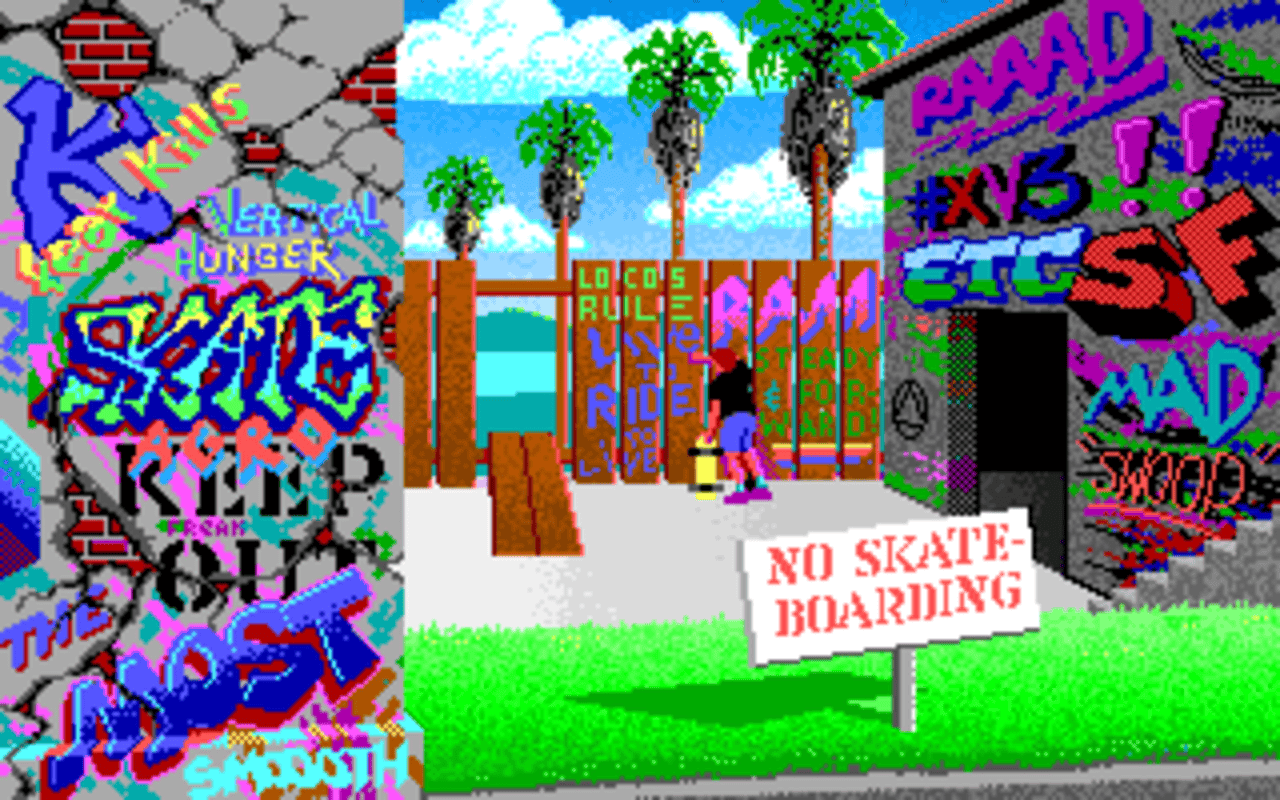 Gameplay screen of California Games II (8/8) Gameplay screen of California Games II (8/8)