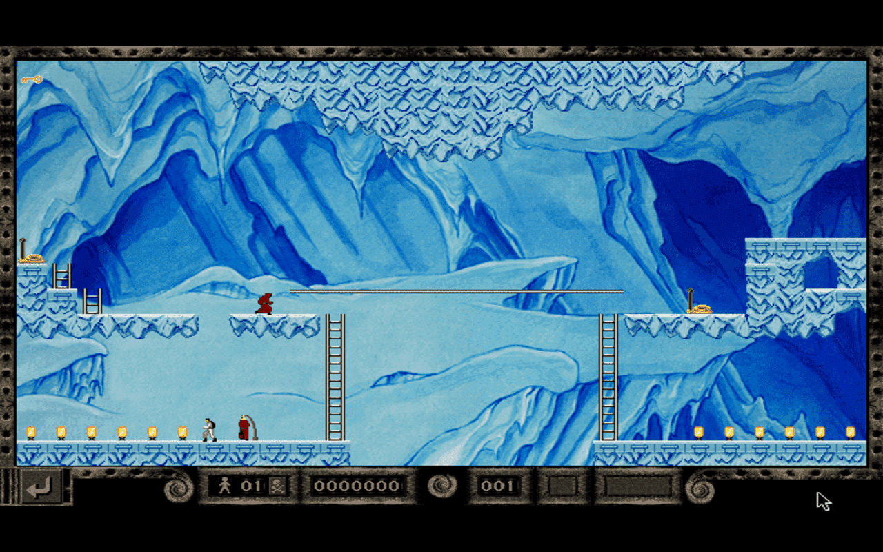 Gameplay screen of Lode Runner: The Legend Returns (8/8) Gameplay screen of Lode Runner: The Legend Returns (8/8)