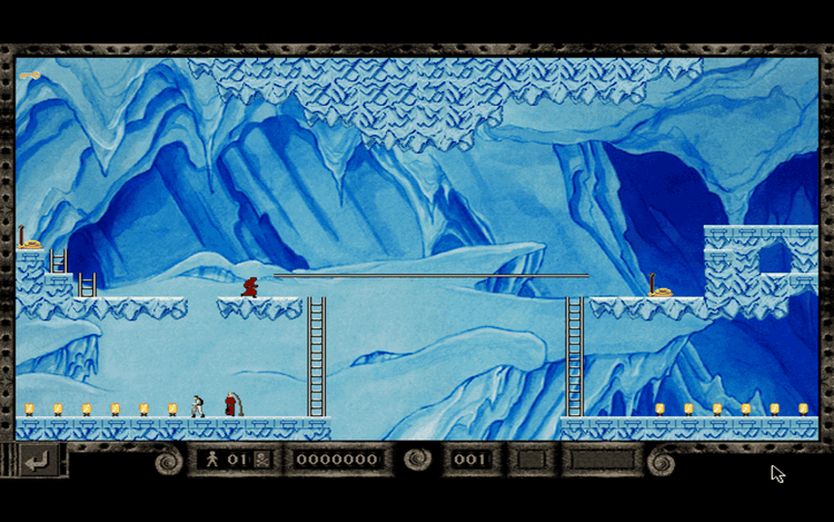 Gameplay screen of Lode Runner: The Legend Returns (8/8) Gameplay screen of Lode Runner: The Legend Returns (8/8)