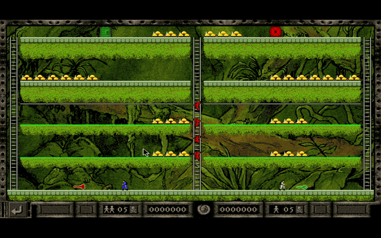 Gameplay screen of Lode Runner: The Legend Returns (2/8) Gameplay screen of Lode Runner: The Legend Returns (2/8)