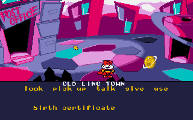 Gameplay screen of Cosmic Spacehead (7/8) Gameplay screen of Cosmic Spacehead (7/8)