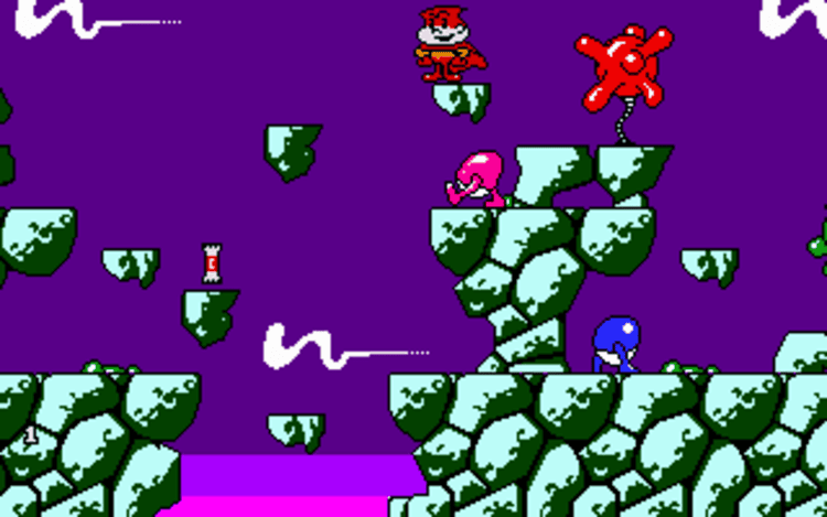 Gameplay screen of Cosmic Spacehead (3/8) Gameplay screen of Cosmic Spacehead (3/8)