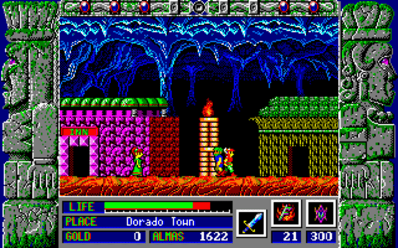 Gameplay screen of Zeliard (4/8) Gameplay screen of Zeliard (4/8)