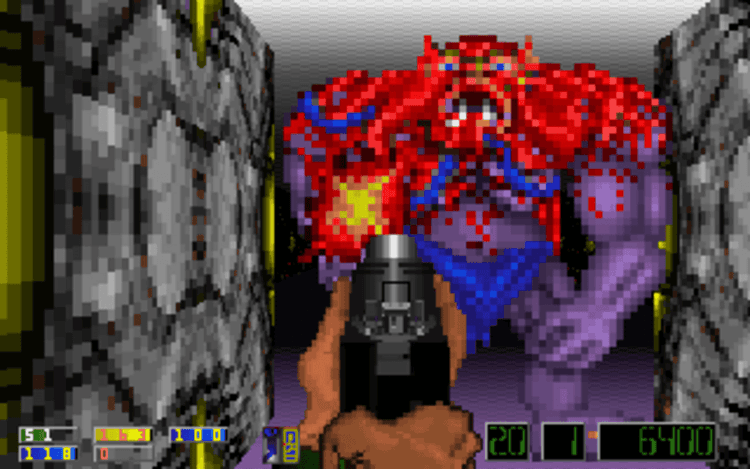 Gameplay screen of Corridor 7: Alien Invasion (1/8) Gameplay screen of Corridor 7: Alien Invasion (1/8)