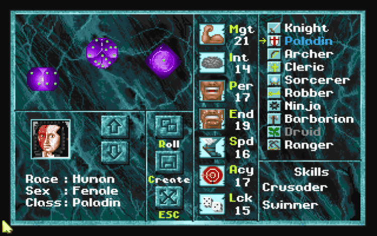 Gameplay screen of Might and Magic: Darkside of Xeen (1/8) Gameplay screen of Might and Magic: Darkside of Xeen (1/8)