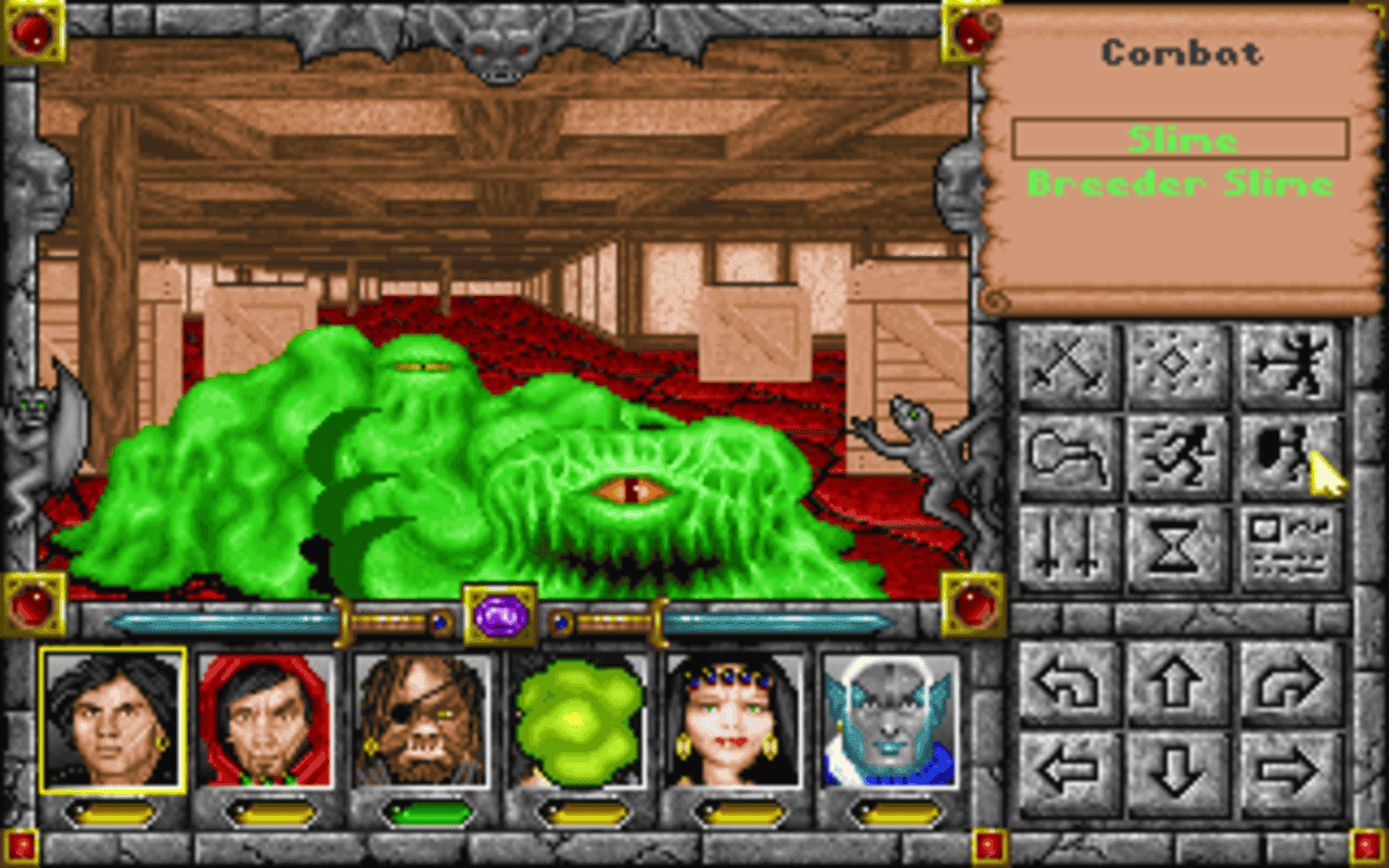 Gameplay screen of Might and Magic: Clouds of Xeen (3/8) Gameplay screen of Might and Magic: Clouds of Xeen (3/8)