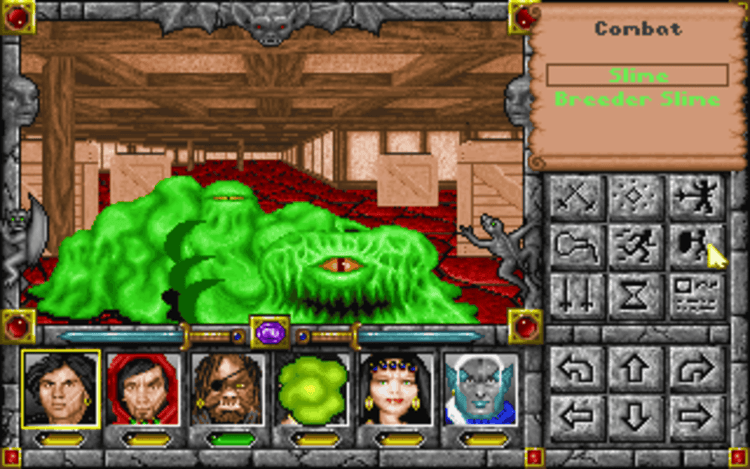 Gameplay screen of Might and Magic: Clouds of Xeen (3/8) Gameplay screen of Might and Magic: Clouds of Xeen (3/8)