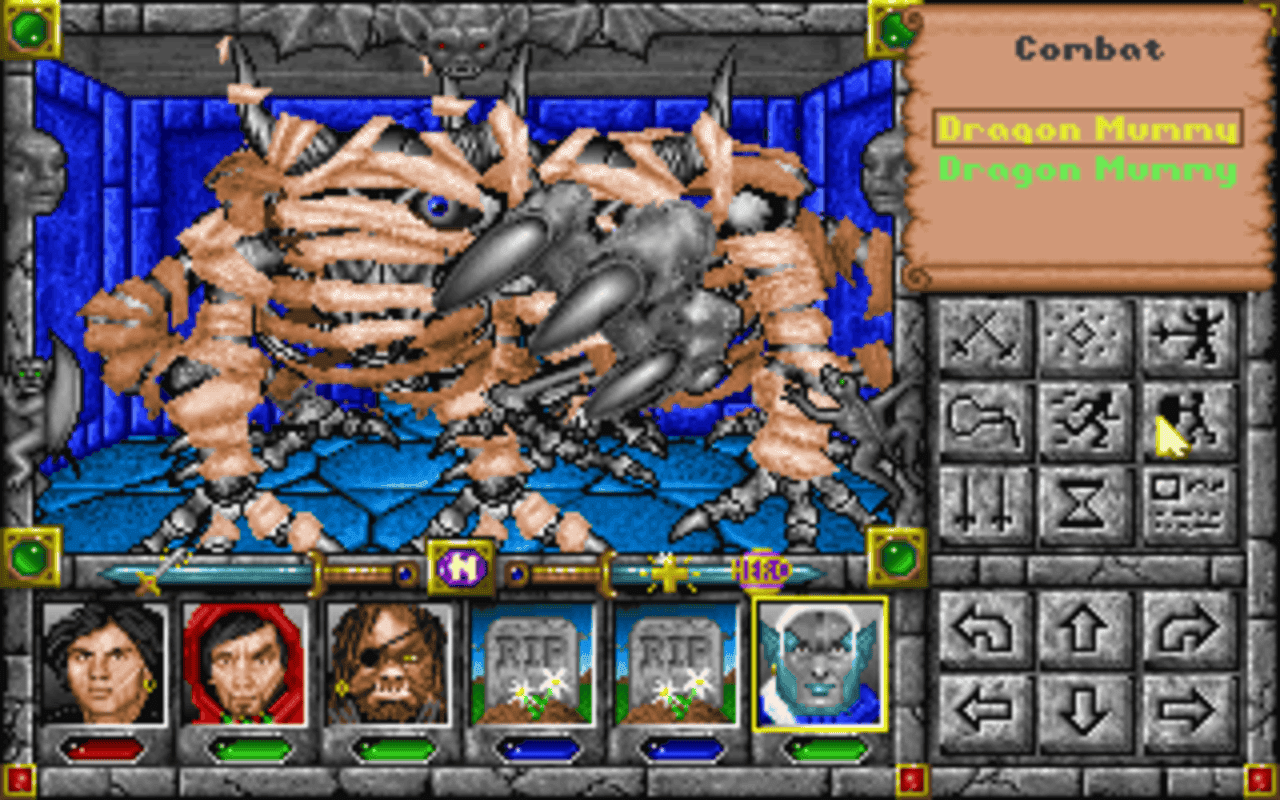 Gameplay screen of Might and Magic: Darkside of Xeen (5/8) Gameplay screen of Might and Magic: Darkside of Xeen (5/8)