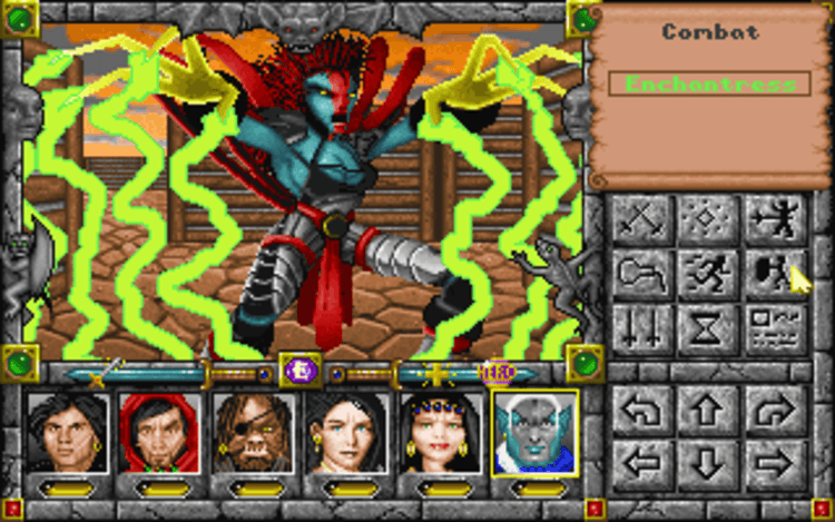 Gameplay screen of Might and Magic: Darkside of Xeen (6/8) Gameplay screen of Might and Magic: Darkside of Xeen (6/8)