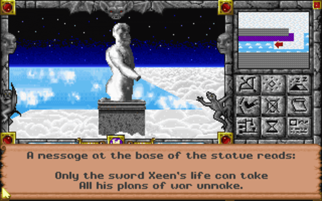 Gameplay screen of Might and Magic: Clouds of Xeen (7/8) Gameplay screen of Might and Magic: Clouds of Xeen (7/8)