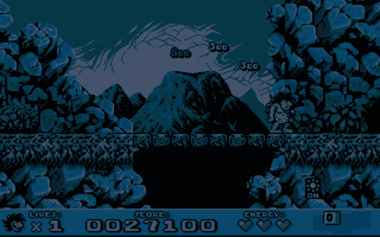 Gameplay screen of Prehistorik 2 (6/8) Gameplay screen of Prehistorik 2 (6/8)