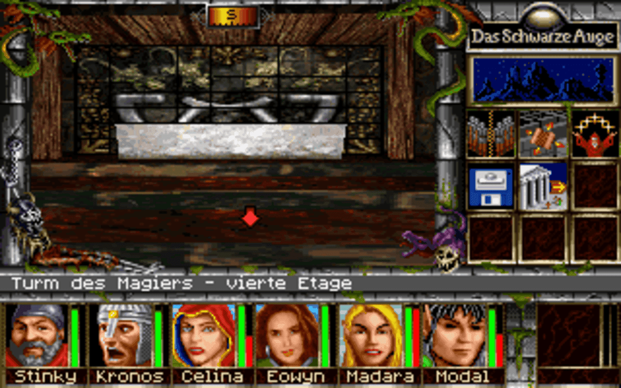 Gameplay screen of Realms of Arkania III: Shadows over Riva (6/8) Gameplay screen of Realms of Arkania III: Shadows over Riva (6/8)