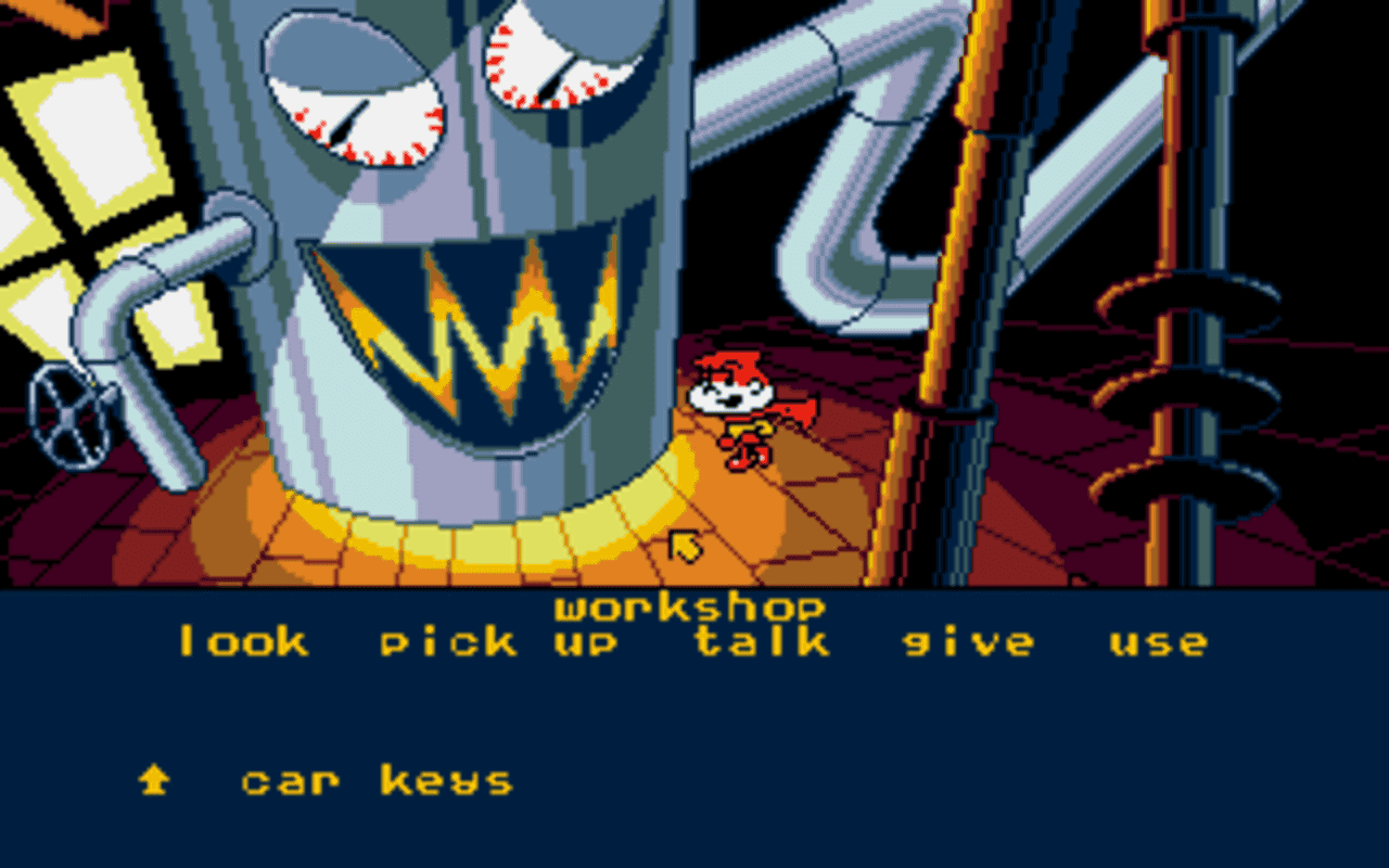 Gameplay screen of Cosmic Spacehead (8/8) Gameplay screen of Cosmic Spacehead (8/8)