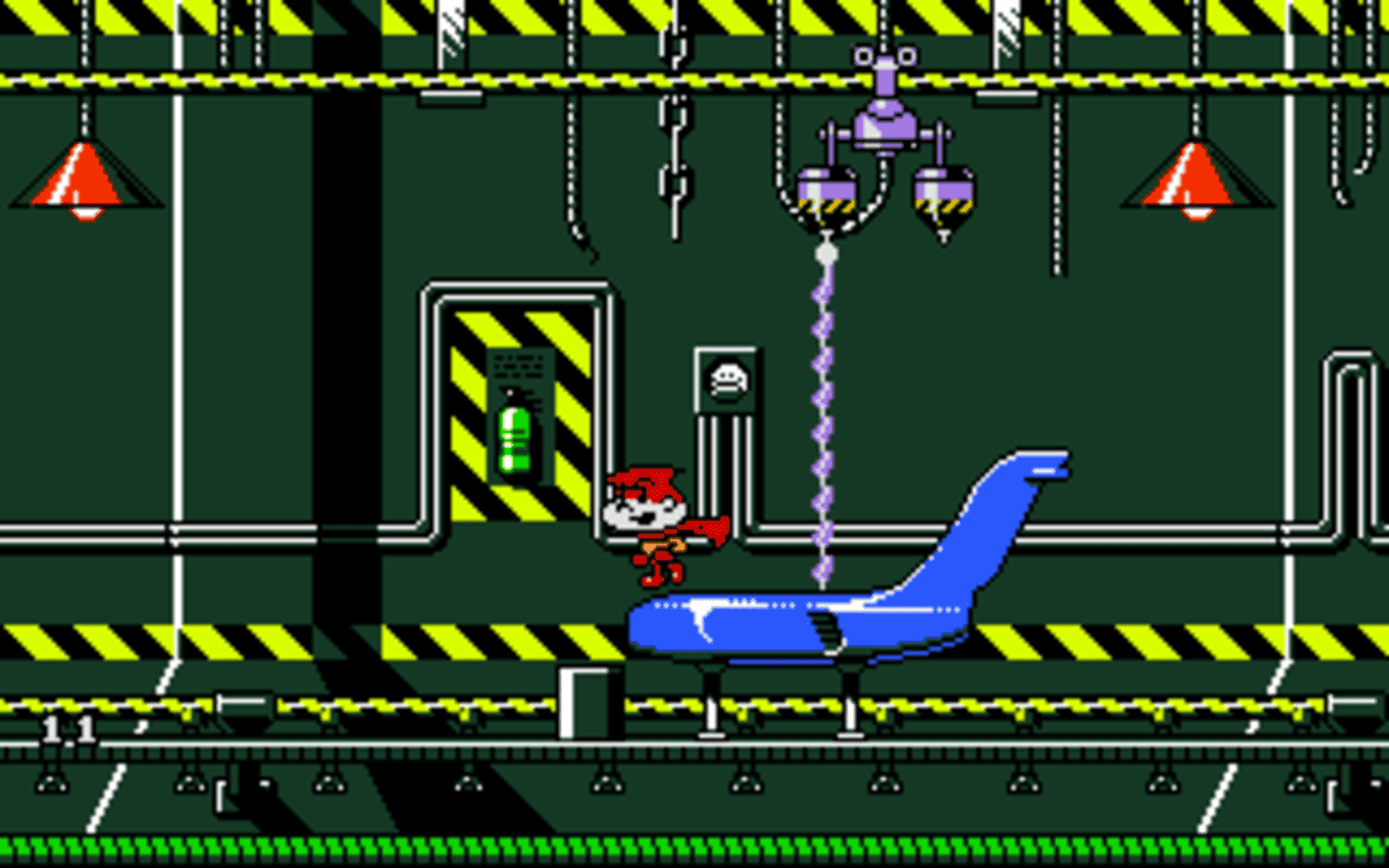 Gameplay screen of Cosmic Spacehead (6/8) Gameplay screen of Cosmic Spacehead (6/8)