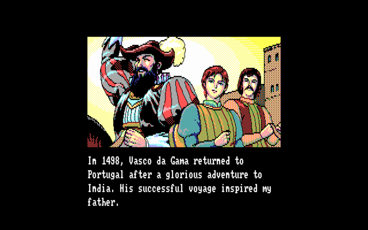 Gameplay screen of Uncharted Waters (1/8) Gameplay screen of Uncharted Waters (1/8)