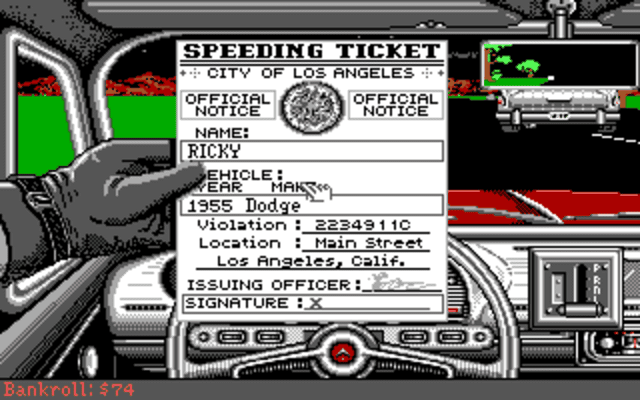 Gameplay screen of Street Rod (8/8) Gameplay screen of Street Rod (8/8)