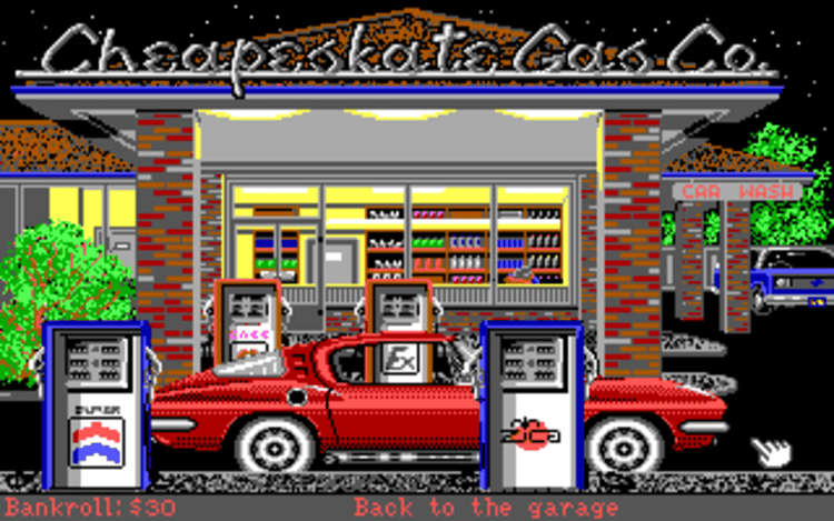 Gameplay screen of Street Rod 2: The Next Generation (8/8) Gameplay screen of Street Rod 2: The Next Generation (8/8)