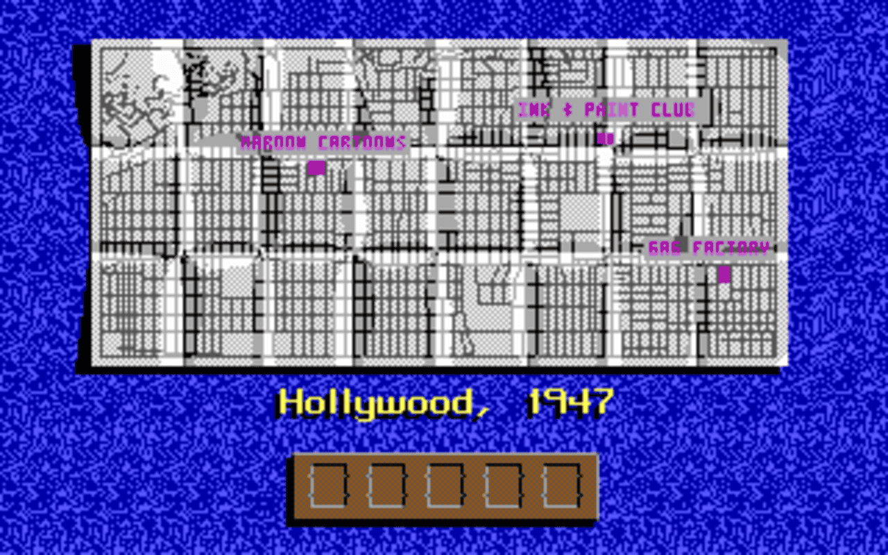 Gameplay screen of Who Framed Roger Rabbit (1/8) Gameplay screen of Who Framed Roger Rabbit (1/8)