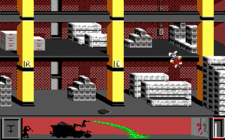 Gameplay screen of Who Framed Roger Rabbit (6/8) Gameplay screen of Who Framed Roger Rabbit (6/8)