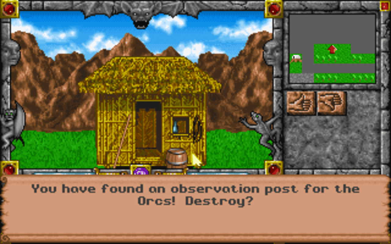 Gameplay screen of Might and Magic: Clouds of Xeen (8/8) Gameplay screen of Might and Magic: Clouds of Xeen (8/8)