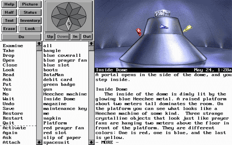 Gameplay screen of Frederik Pohl's Gateway (7/8) Gameplay screen of Frederik Pohl's Gateway (7/8)