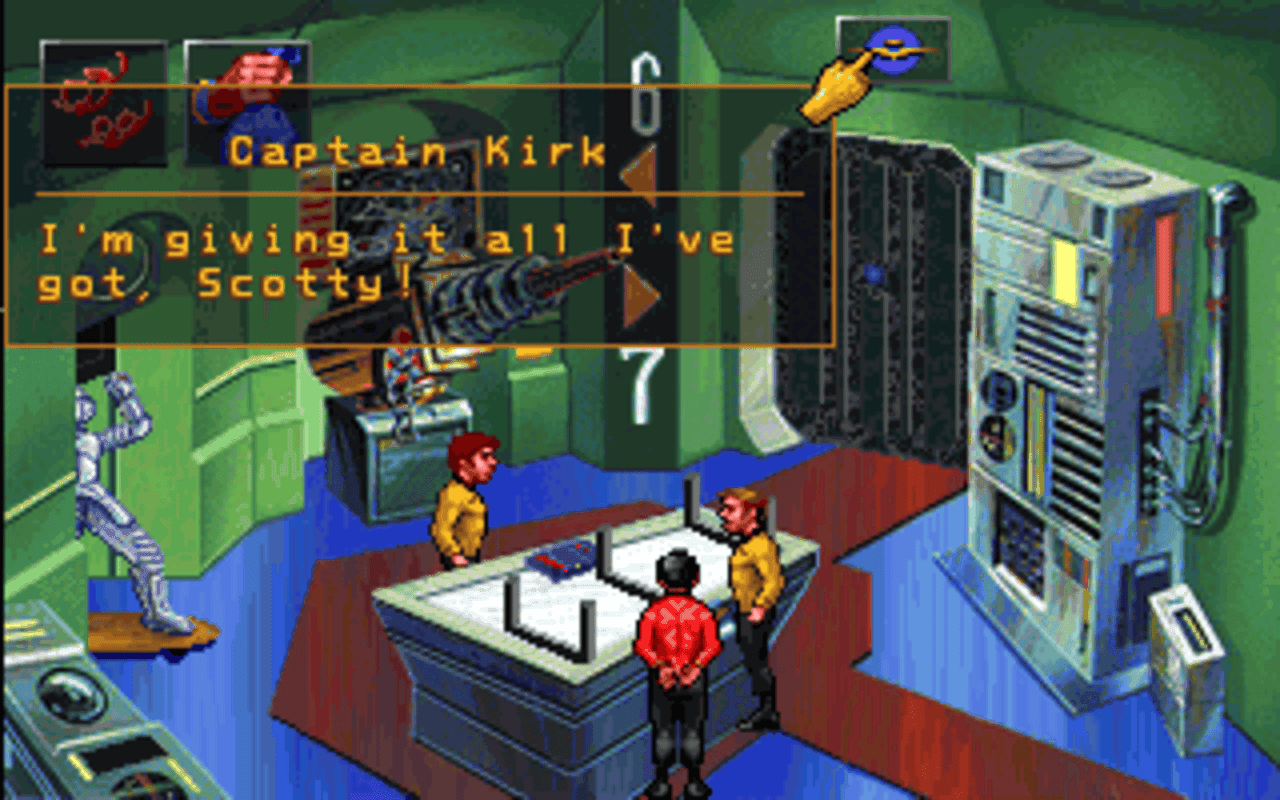 Gameplay screen of Star Trek: Judgment Rites (8/8) Gameplay screen of Star Trek: Judgment Rites (8/8)