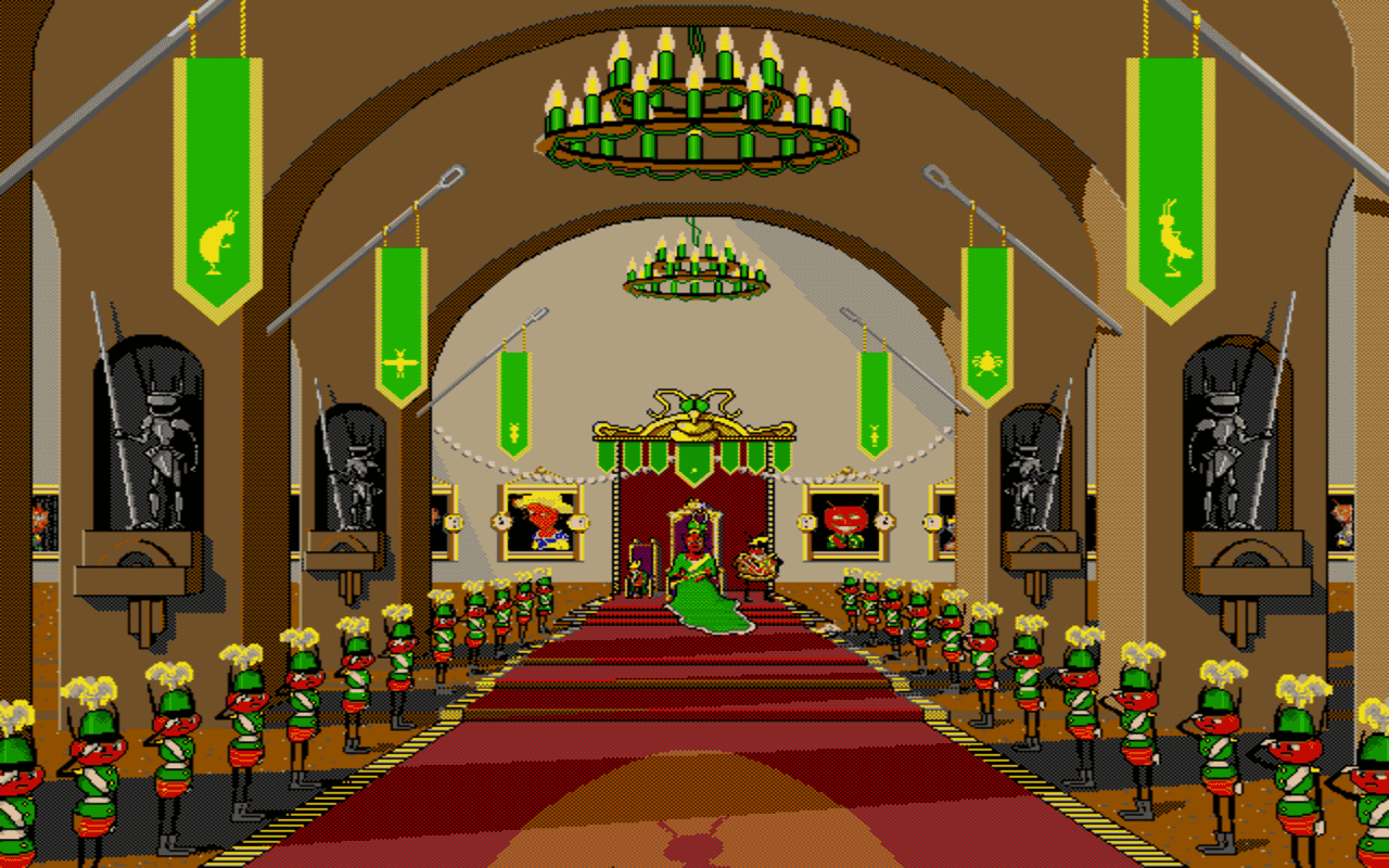 Gameplay screen of Battle Bugs (7/8) Gameplay screen of Battle Bugs (7/8)