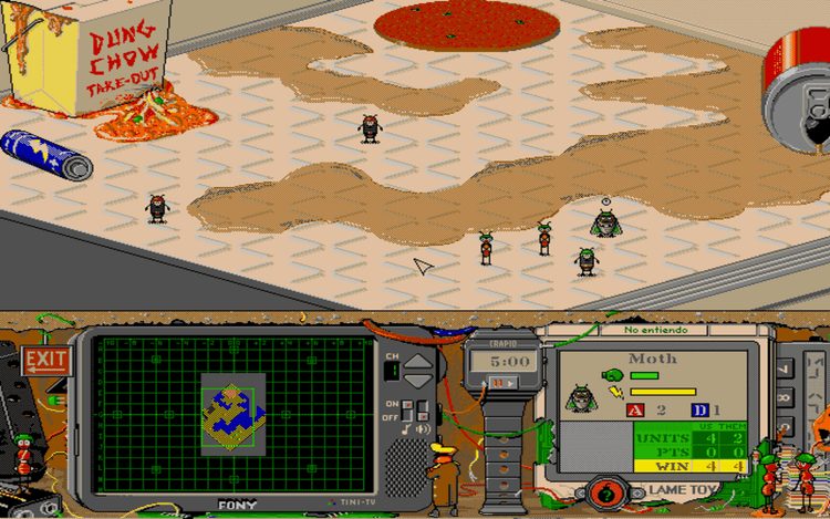 Gameplay screen of Battle Bugs (8/8) Gameplay screen of Battle Bugs (8/8)