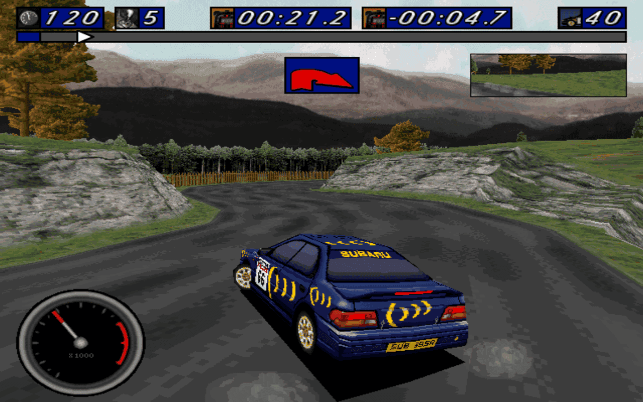 Gameplay screen of Rally Championship: International Off-Road Racing (2/8) Gameplay screen of Rally Championship: International Off-Road Racing (2/8)