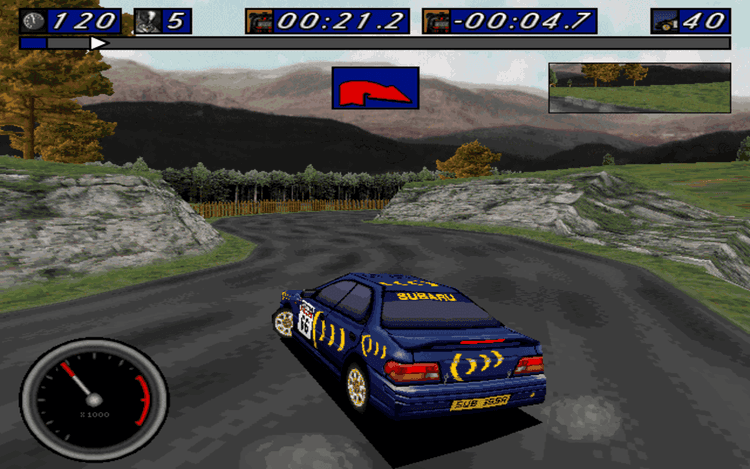 Gameplay screen of Rally Championship: International Off-Road Racing (2/8) Gameplay screen of Rally Championship: International Off-Road Racing (2/8)