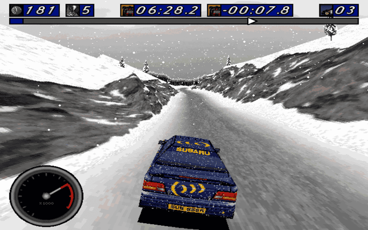 Gameplay screen of Rally Championship: International Off-Road Racing (4/8) Gameplay screen of Rally Championship: International Off-Road Racing (4/8)