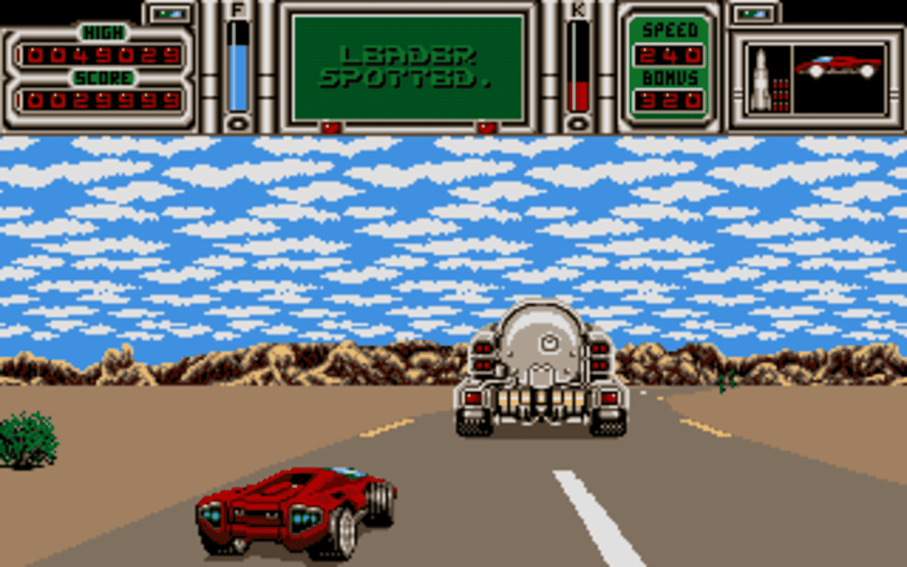 Gameplay screen of Fire & Forget II (3/8) Gameplay screen of Fire & Forget II (3/8)