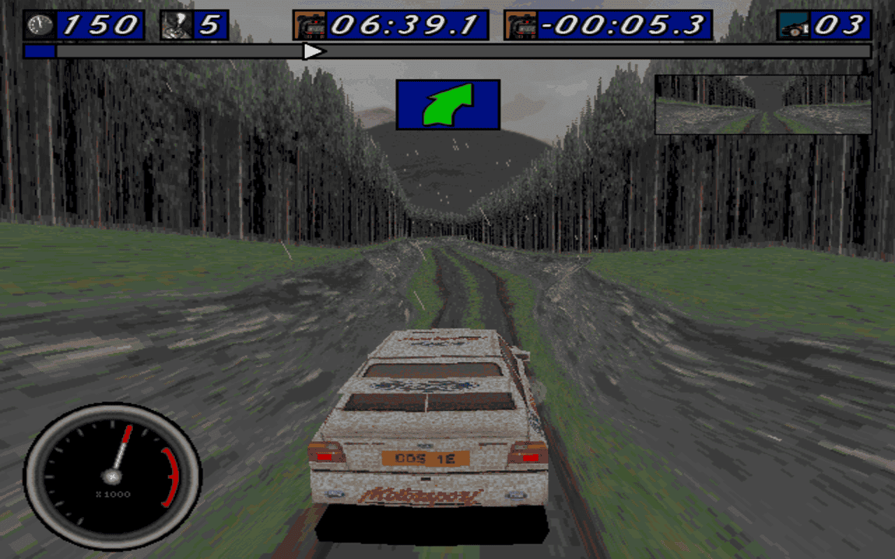 Gameplay screen of Rally Championship: International Off-Road Racing (8/8) Gameplay screen of Rally Championship: International Off-Road Racing (8/8)