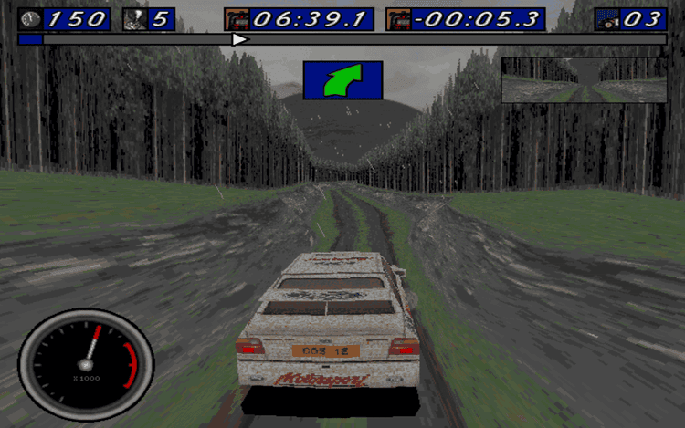 Gameplay screen of Rally Championship: International Off-Road Racing (8/8) Gameplay screen of Rally Championship: International Off-Road Racing (8/8)