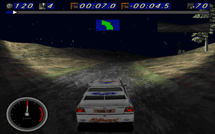 Gameplay screen of Rally Championship: International Off-Road Racing (7/8) Gameplay screen of Rally Championship: International Off-Road Racing (7/8)