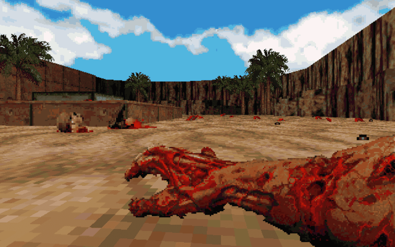 Gameplay screen of Powerslave (7/8) Gameplay screen of Powerslave (7/8)