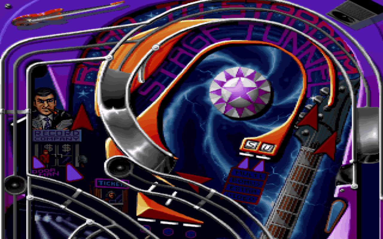 Gameplay screen of Extreme Pinball (2/8) Gameplay screen of Extreme Pinball (2/8)