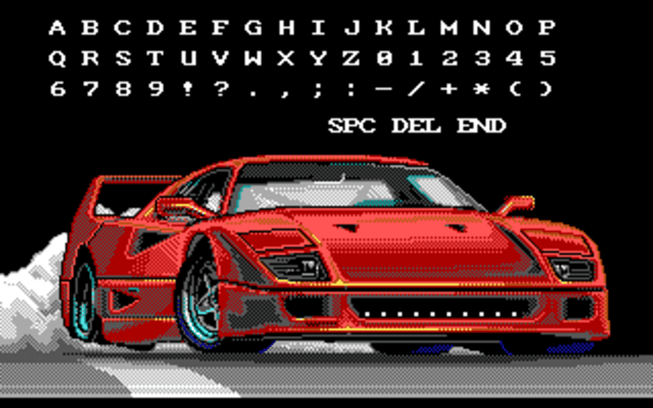 Gameplay screen of Crazy Cars II (7/8) Gameplay screen of Crazy Cars II (7/8)