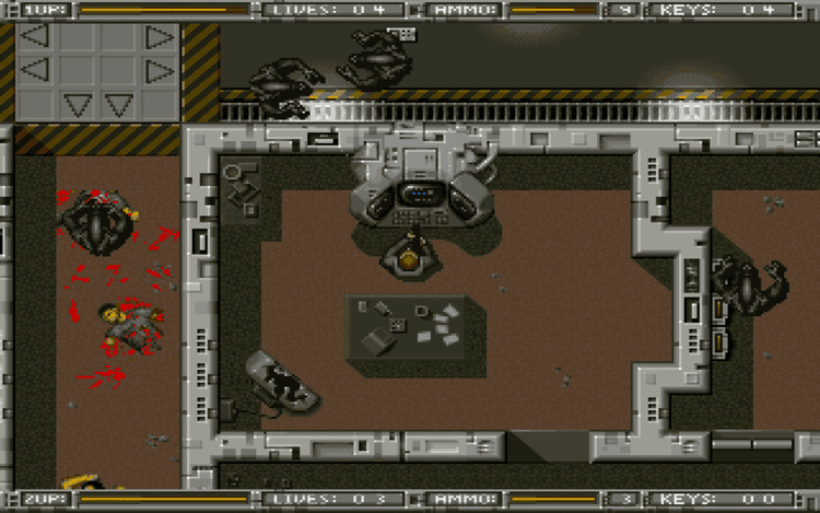 Gameplay screen of Alien Breed: Tower Assault (5/8) Gameplay screen of Alien Breed: Tower Assault (5/8)