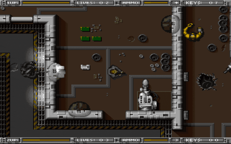 Gameplay screen of Alien Breed: Tower Assault (2/8) Gameplay screen of Alien Breed: Tower Assault (2/8)