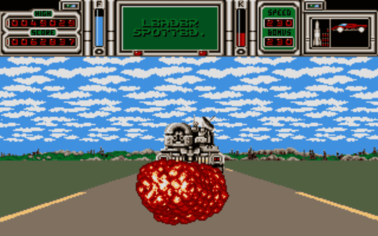 Gameplay screen of Fire & Forget II (7/8) Gameplay screen of Fire & Forget II (7/8)