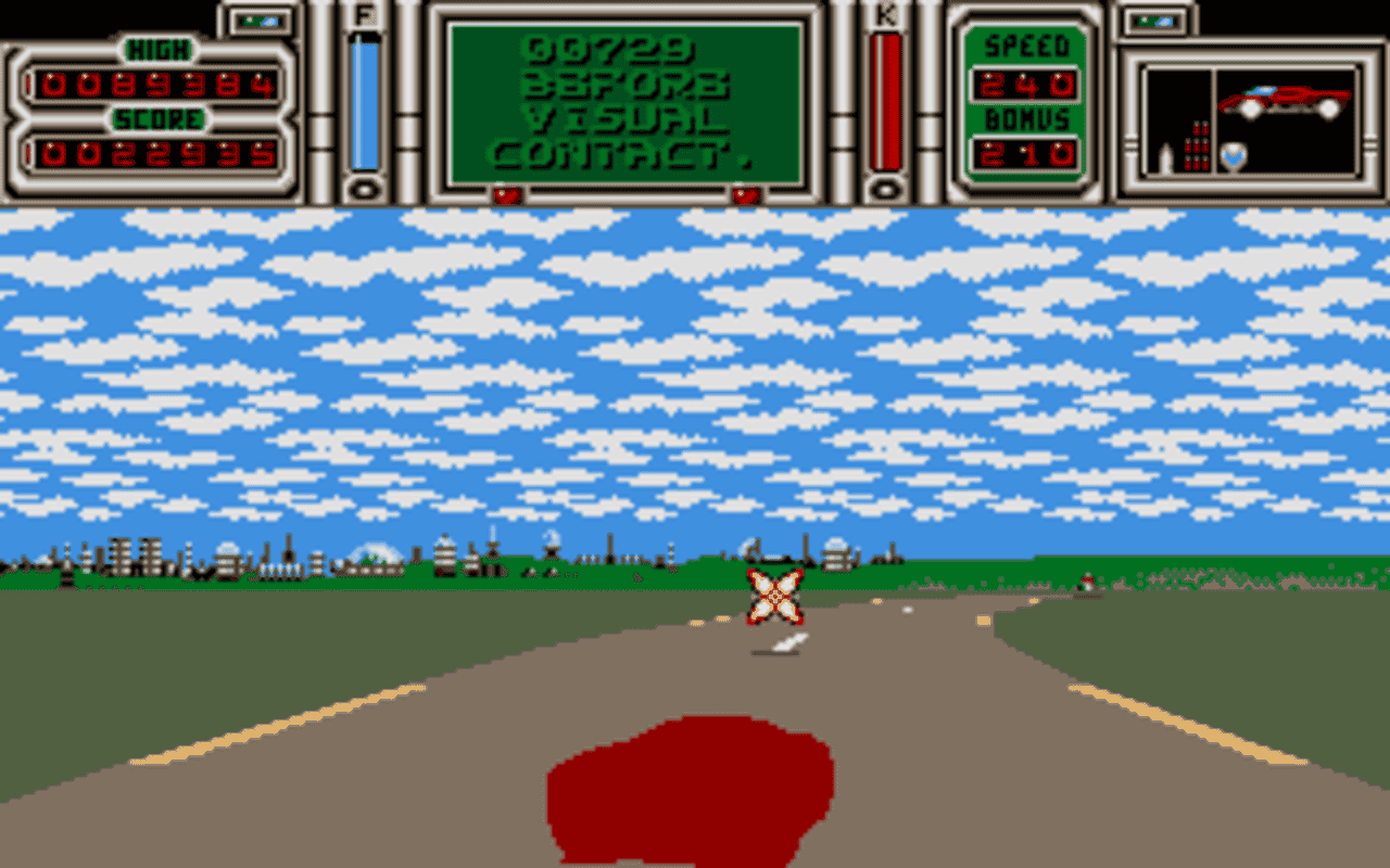 Gameplay screen of Fire & Forget II (5/8) Gameplay screen of Fire & Forget II (5/8)