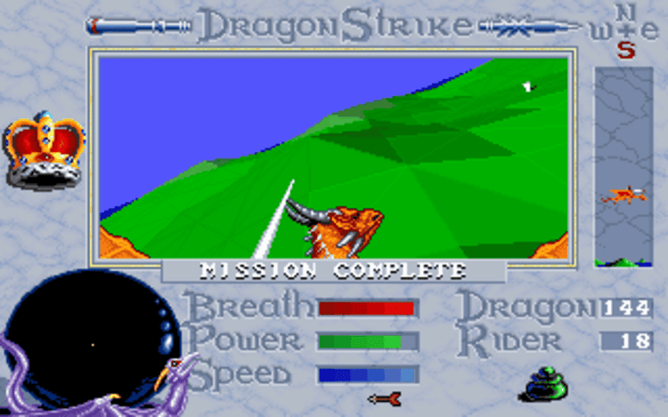 Gameplay screen of DragonStrike (5/8) Gameplay screen of DragonStrike (5/8)