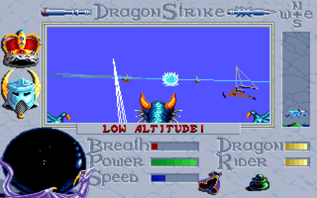Gameplay screen of DragonStrike (7/8) Gameplay screen of DragonStrike (7/8)