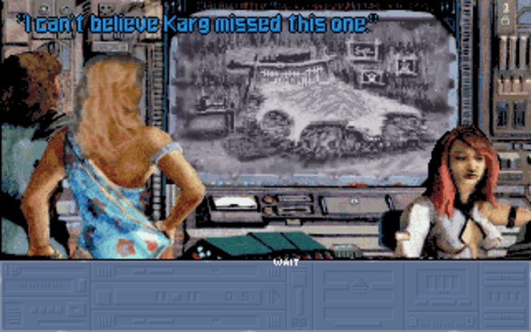 Gameplay screen of Rex Nebular and the Cosmic Gender Bender (4/8) Gameplay screen of Rex Nebular and the Cosmic Gender Bender (4/8)