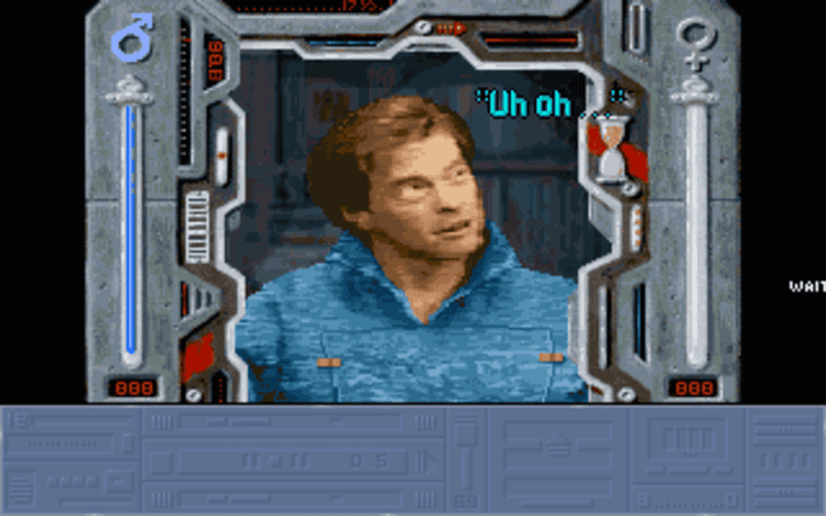 Gameplay screen of Rex Nebular and the Cosmic Gender Bender (5/8) Gameplay screen of Rex Nebular and the Cosmic Gender Bender (5/8)