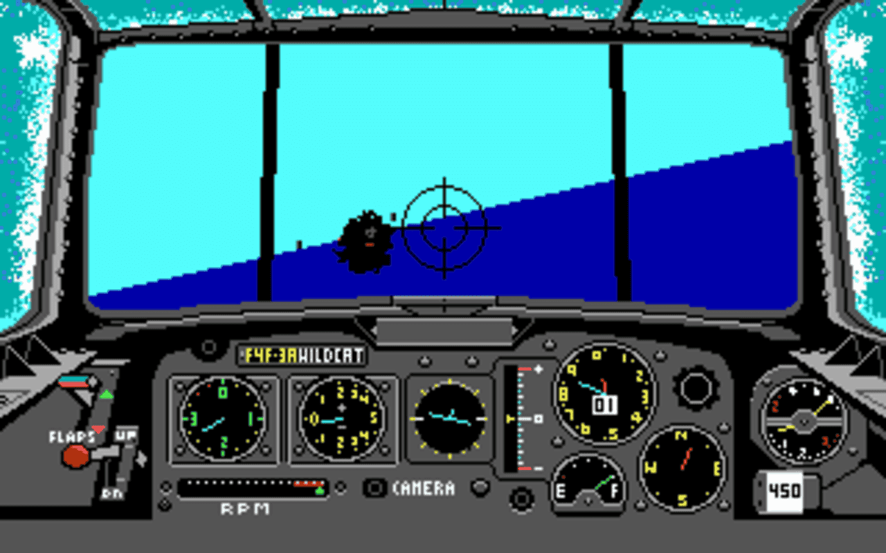 Gameplay screen of Battlehawks 1942 (8/8) Gameplay screen of Battlehawks 1942 (8/8)