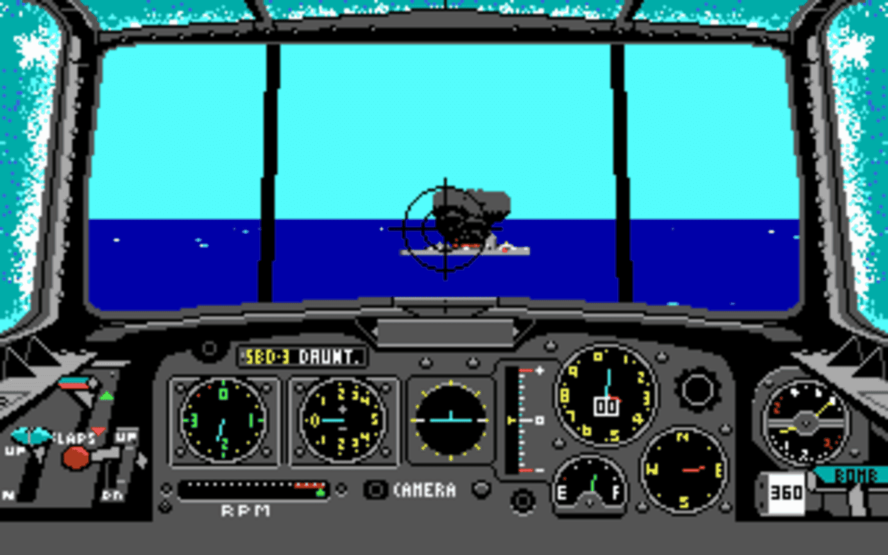 Gameplay screen of Battlehawks 1942 (3/8) Gameplay screen of Battlehawks 1942 (3/8)