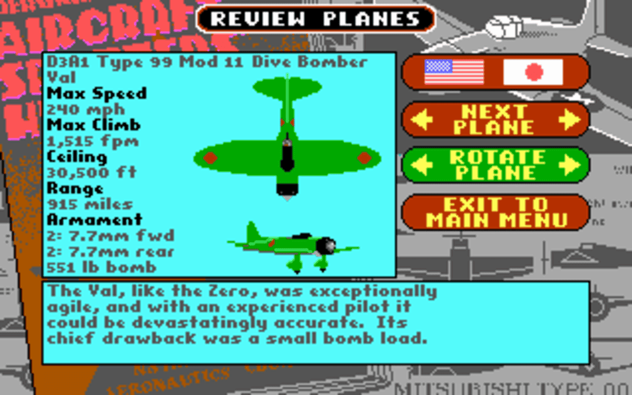 Gameplay screen of Battlehawks 1942 (1/8) Gameplay screen of Battlehawks 1942 (1/8)