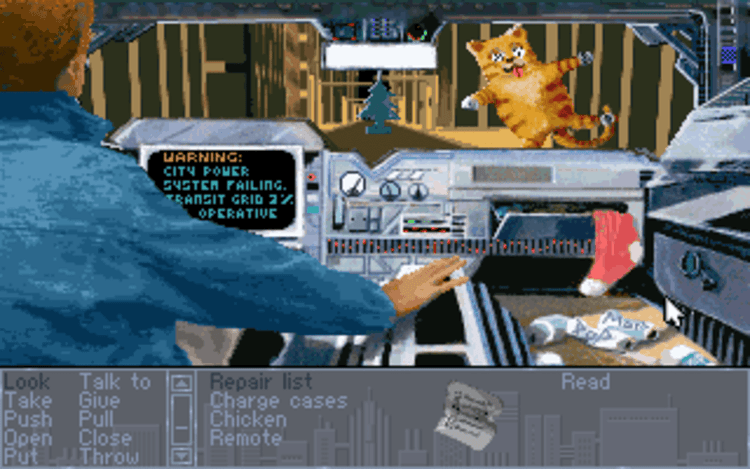 Gameplay screen of Rex Nebular and the Cosmic Gender Bender (8/8) Gameplay screen of Rex Nebular and the Cosmic Gender Bender (8/8)